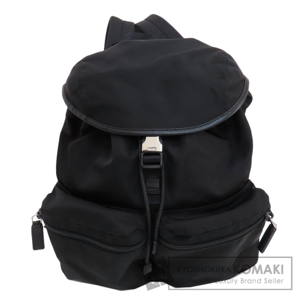 Prada Logo Backpack Rucksack Daypack - Picture 1 of 11